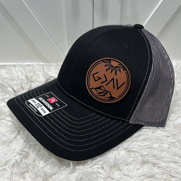 Laser engraved, God is greater than the highs and lows. Richardson 112 hats. - Picture 1 of 2